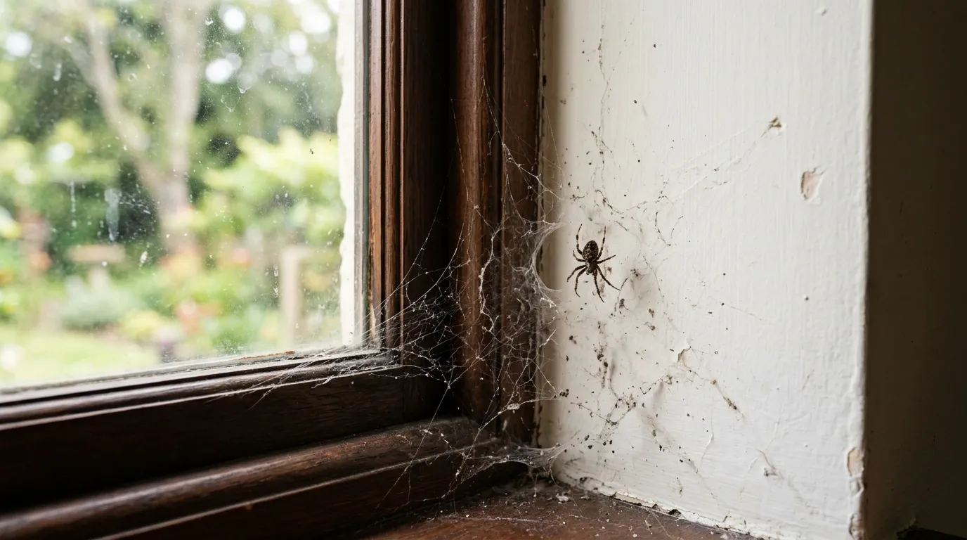 Araignées dans la maison : 8 causes fréquentes et ce qu’elles signifient vraiment