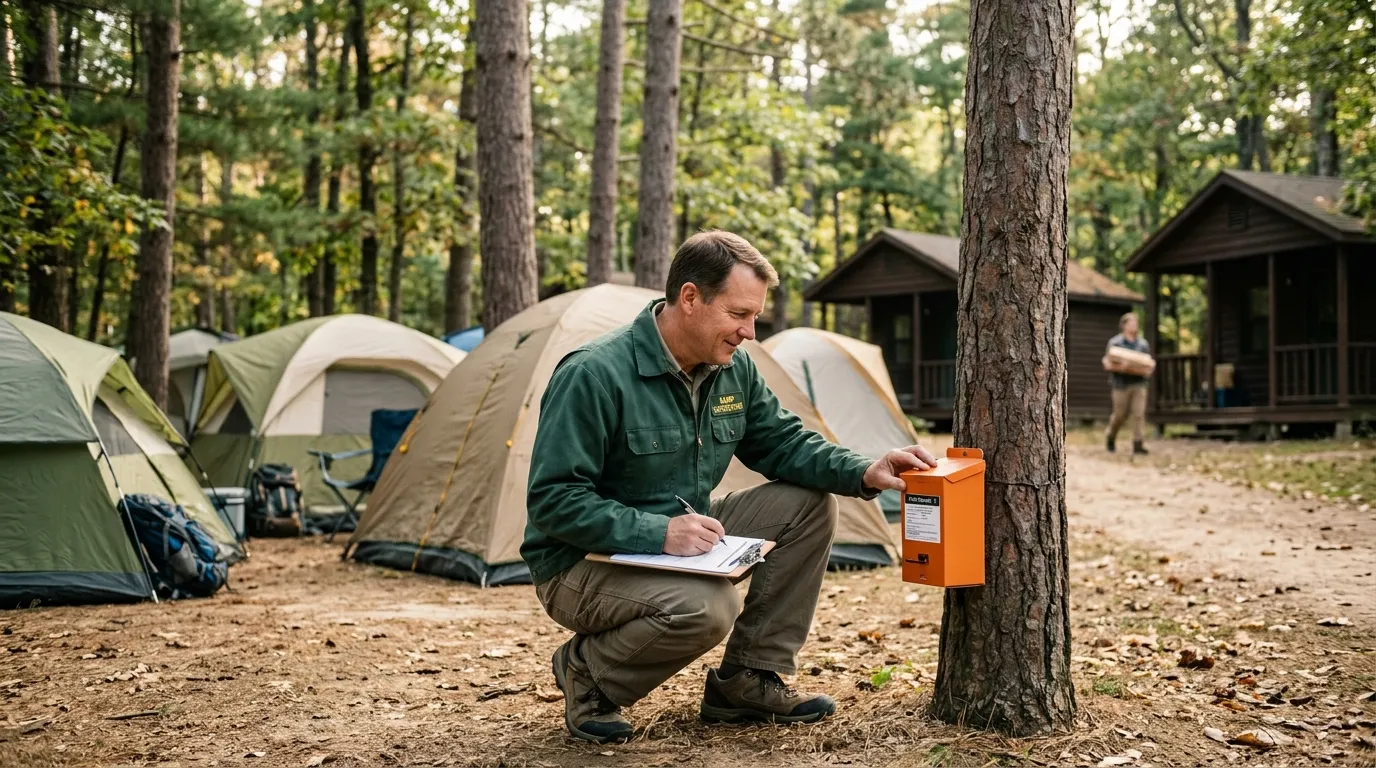 Camping, gîte et hébergement de plein air : bâtir un plan anti-nuisibles saisonnier