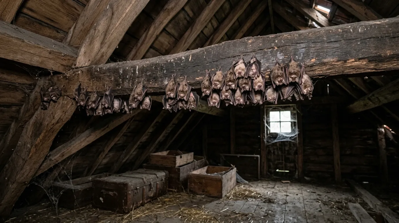 Chauves-souris dans les combles : espèce protégée, ce que dit la loi et comment sécuriser sans les tuer