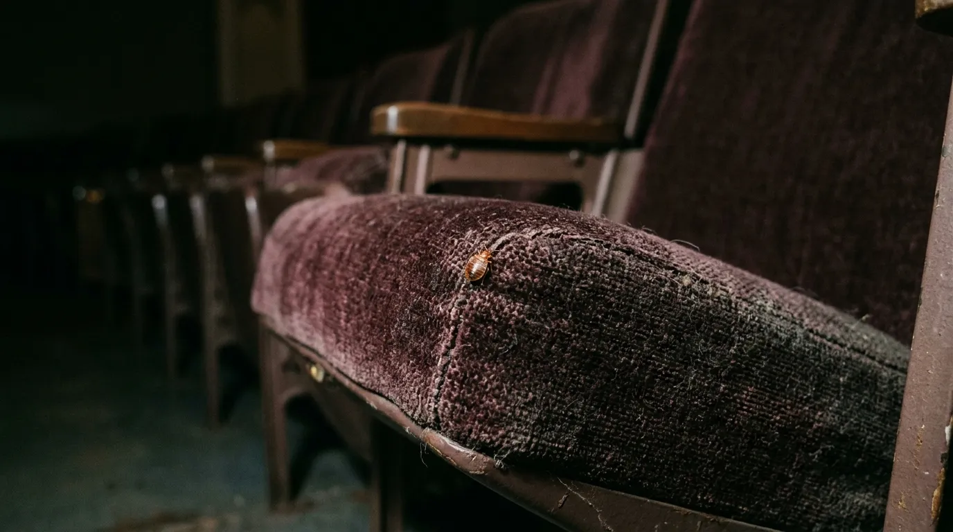 Cinémas, théâtres et salles de spectacle : punaises de lit dans les fauteuils, prévention et traitement