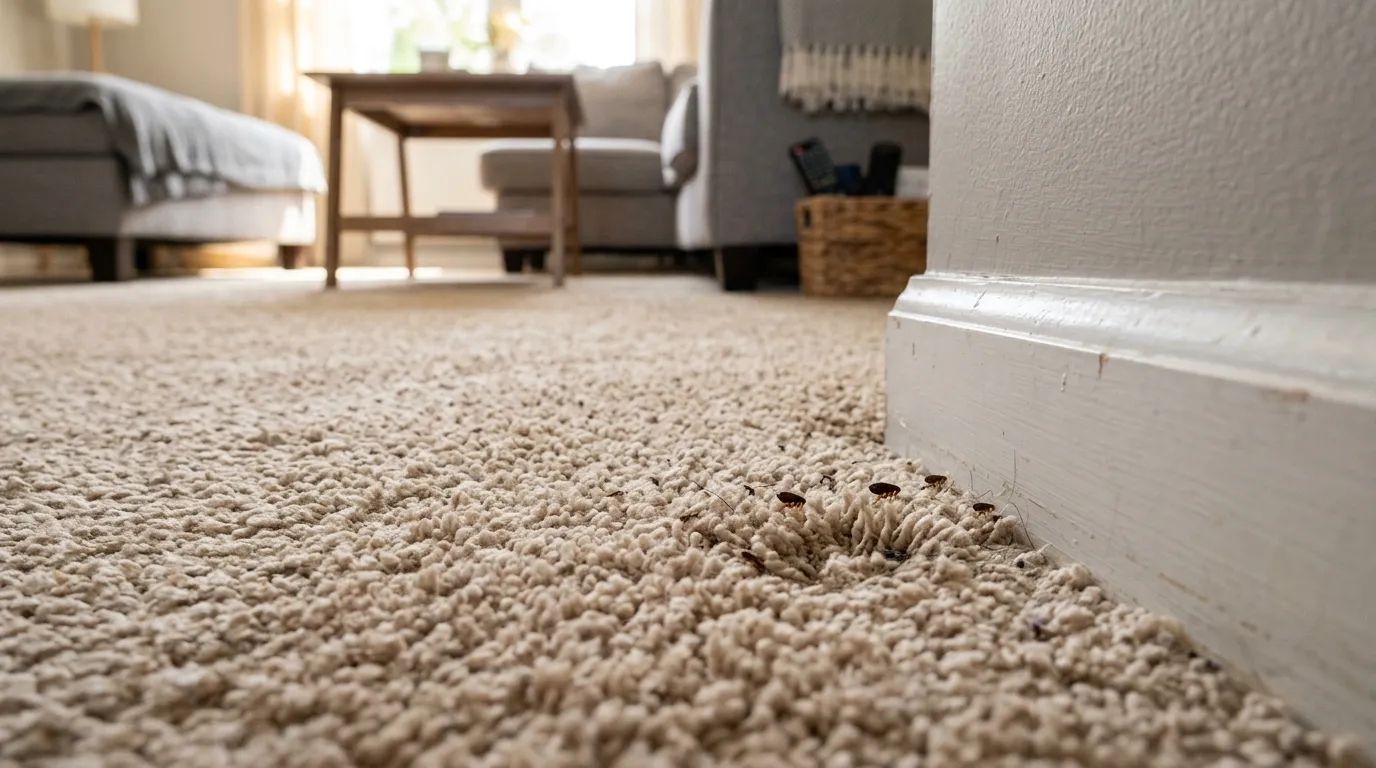 Des puces dans la maison sans animaux : origines et traitement efficace
