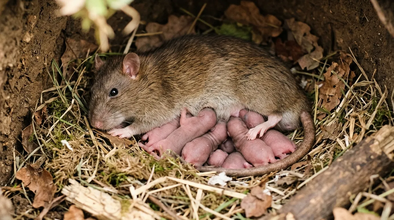 Gestation du rat : durée, taille des portées et vitesse de croissance d’une colonie