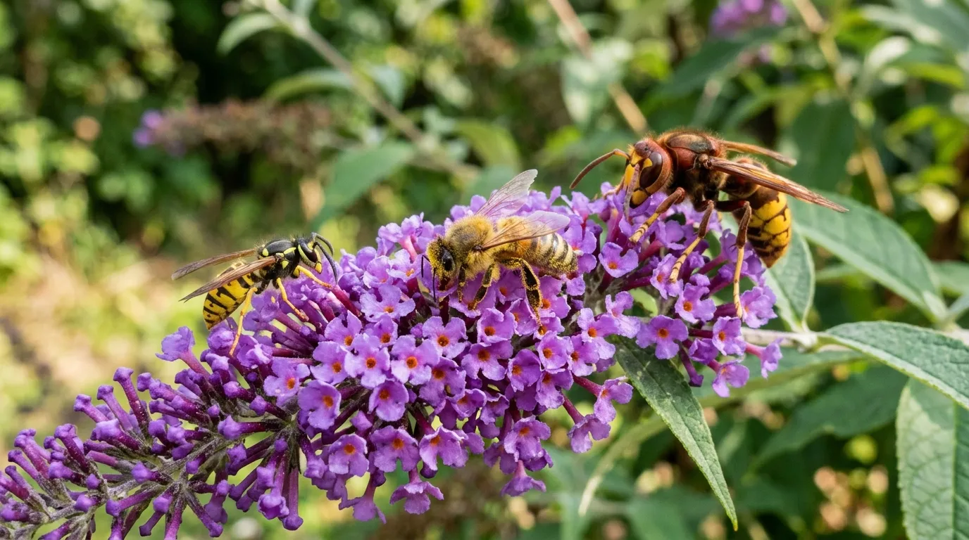 Guêpe, abeille, frelon : comment les différencier facilement ?