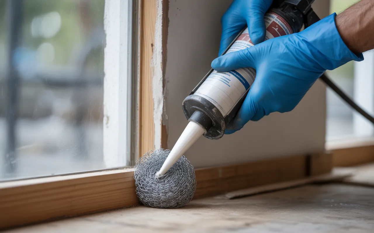 Boucher un trou de mur contre les rongeurs: guide 2025