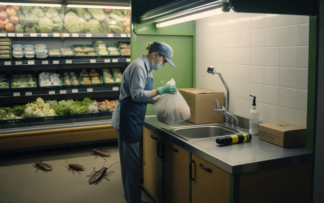 Cafards dans un commerce alimentaire : les bons gestes avant l’intervention (avec Clean On)