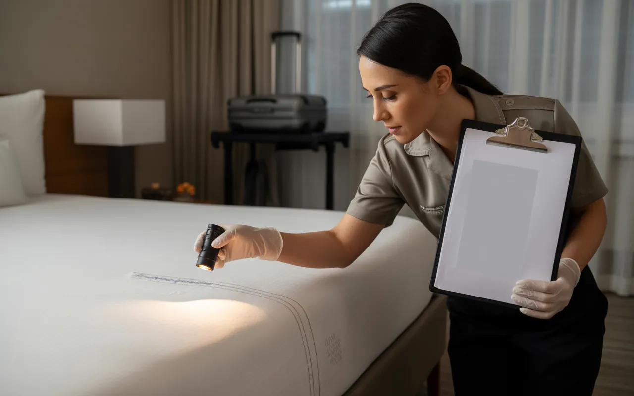 Punaises de lit à l’hôtel ou en Airbnb : check-list de prévention pour les pros (méthodes Clean On)