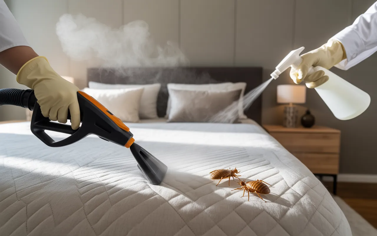 Traitement des punaises de lit : vapeur, chimique, mixte… que choisir selon le cas ?
