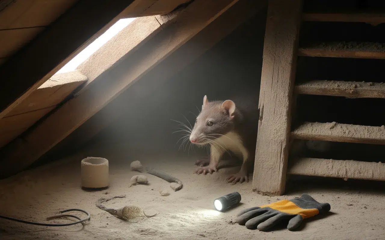 Animal dans les combles : identifier et agir vite