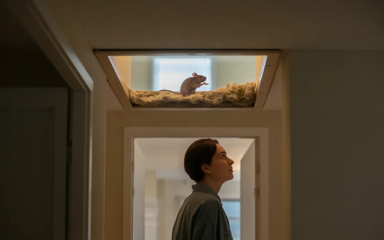 Souris dans le plafond : que faire, quels risques et qui appeler en Île-de-France ?