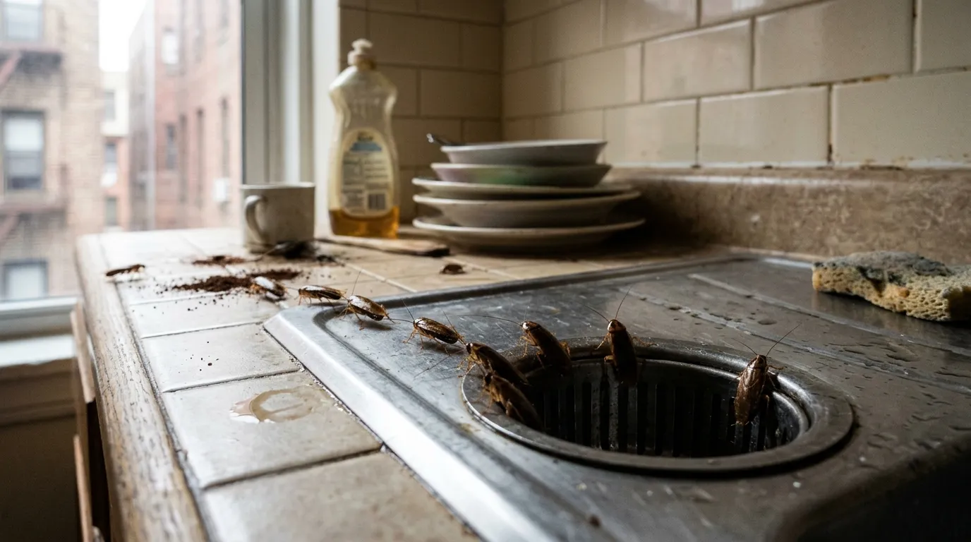 Cafards qui remontent par les canalisations en copropriété : comprendre et agir vite