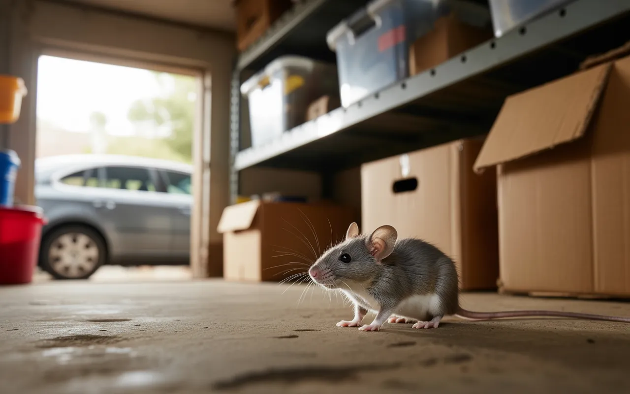 Souris dans le garage : que faire et comment l’éviter ?
