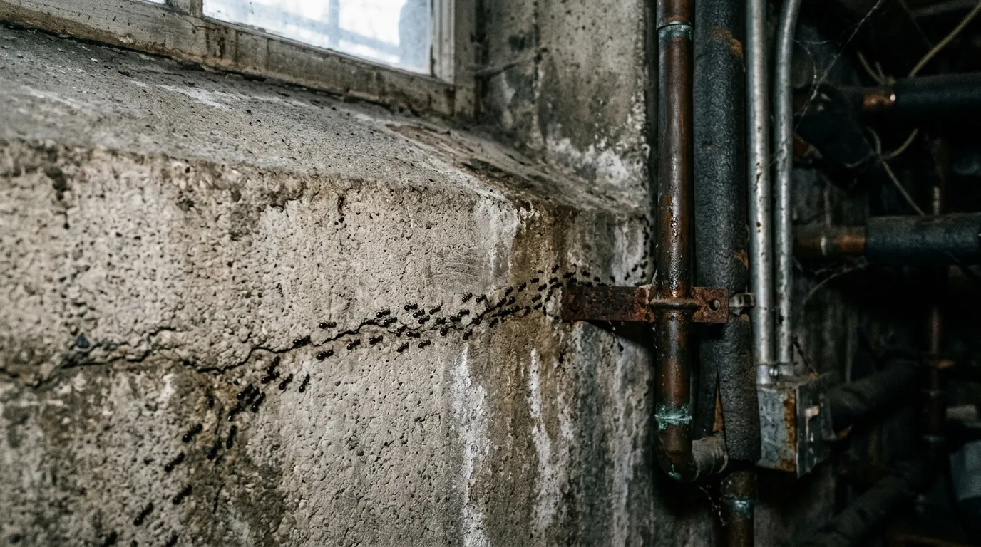 Fourmis dans les caves d’un immeuble : causes communes et traitement ciblé