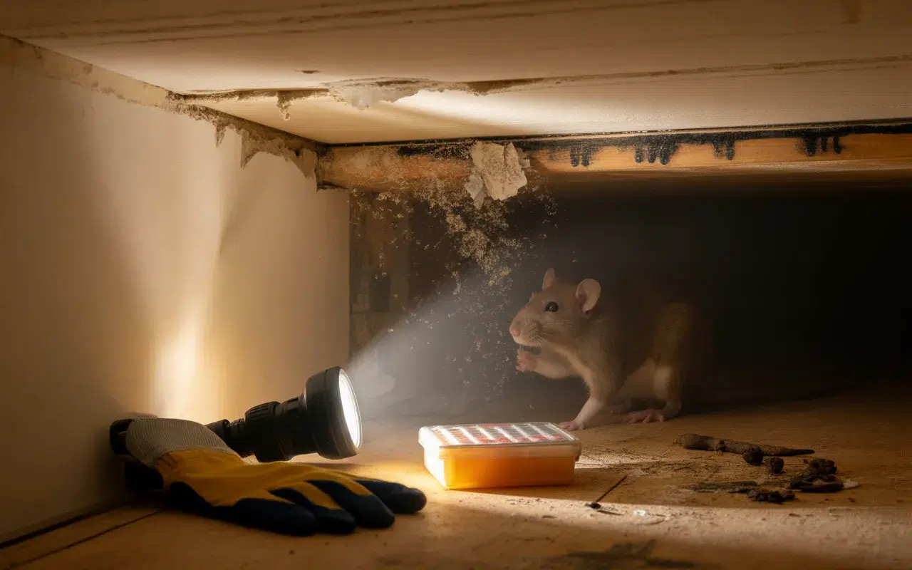 Rat dans le plafond : signes, risques et solutions