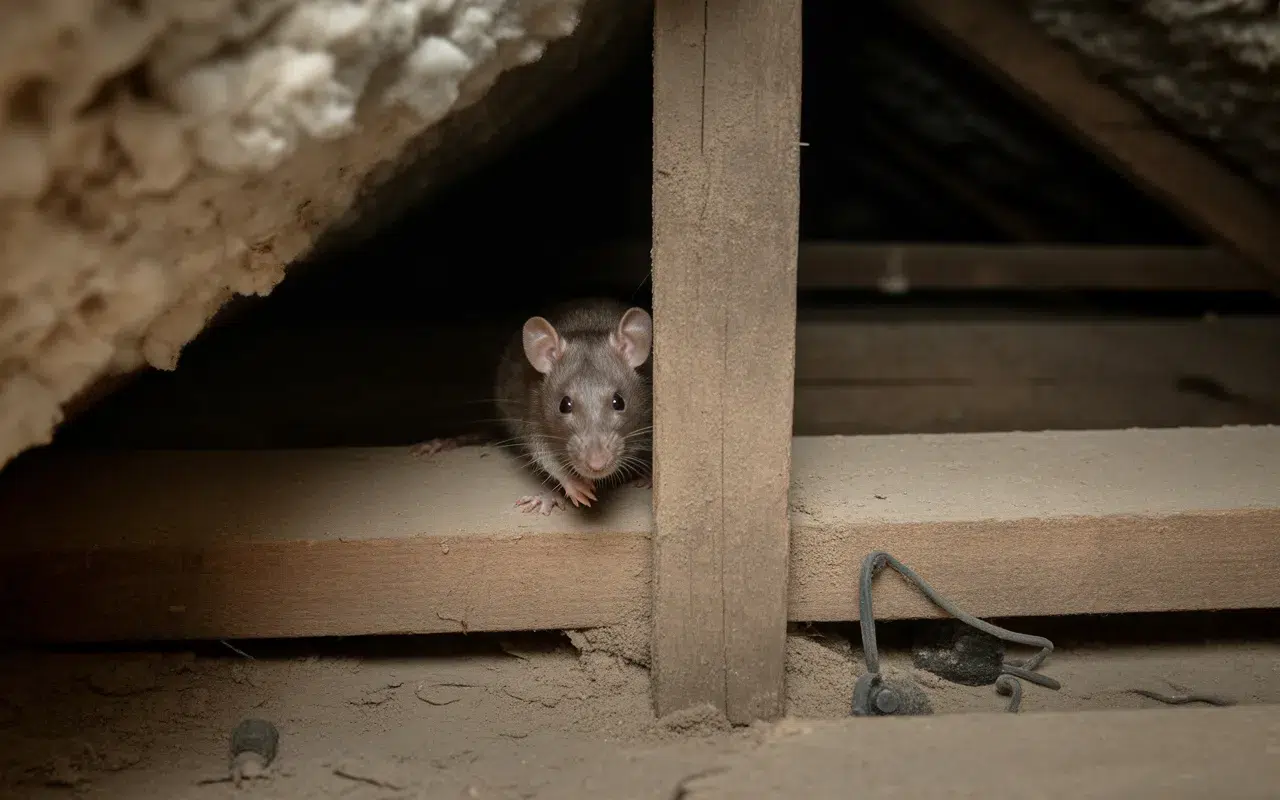 Rat dans les combles : signes, risques et solutions