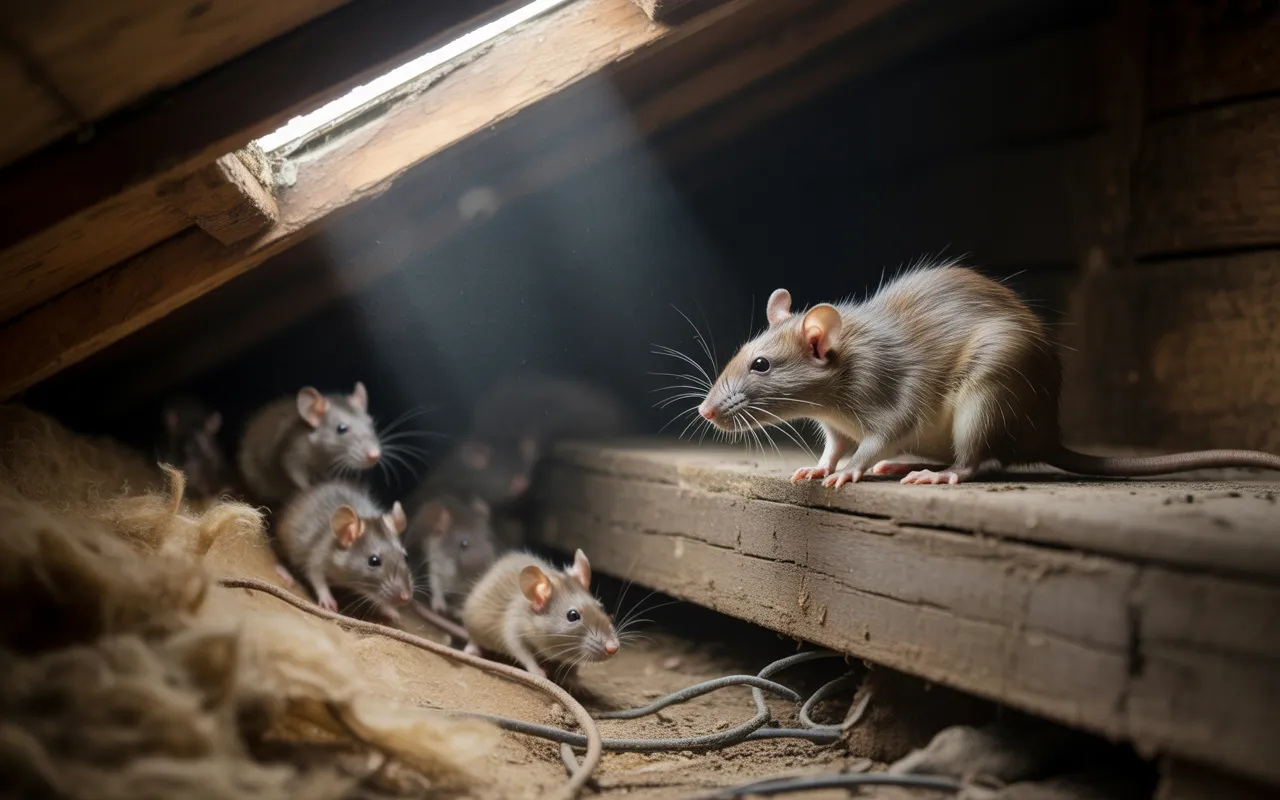 Rats dans les combles : causes, dangers et solutions efficaces en Île-de-France
