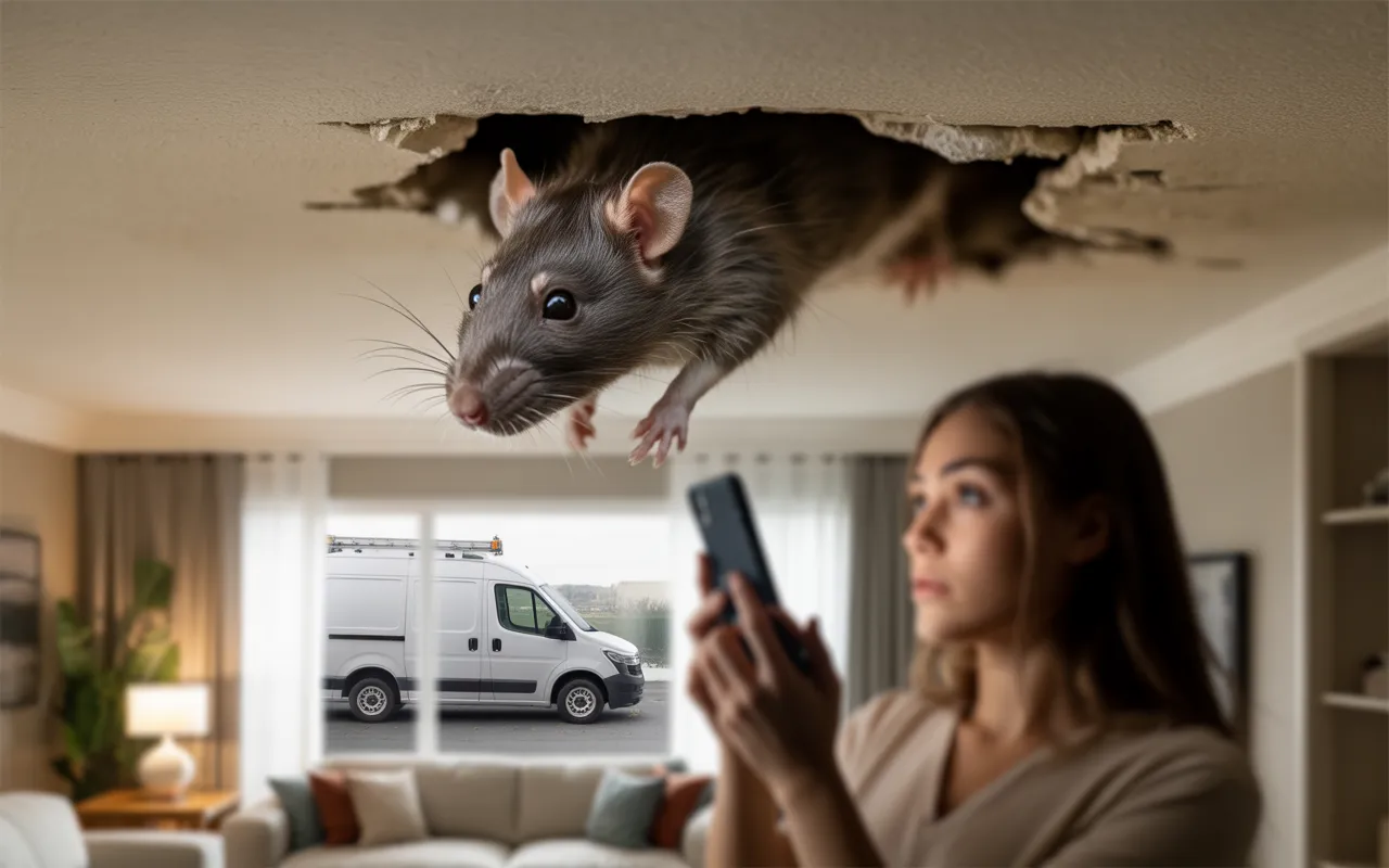 Rat dans le plafond : que faire et qui appeler en urgence ?