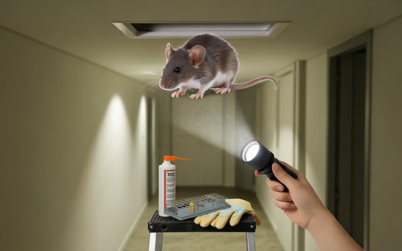 Souris dans le faux plafond : solutions efficaces pour les éliminer durablement