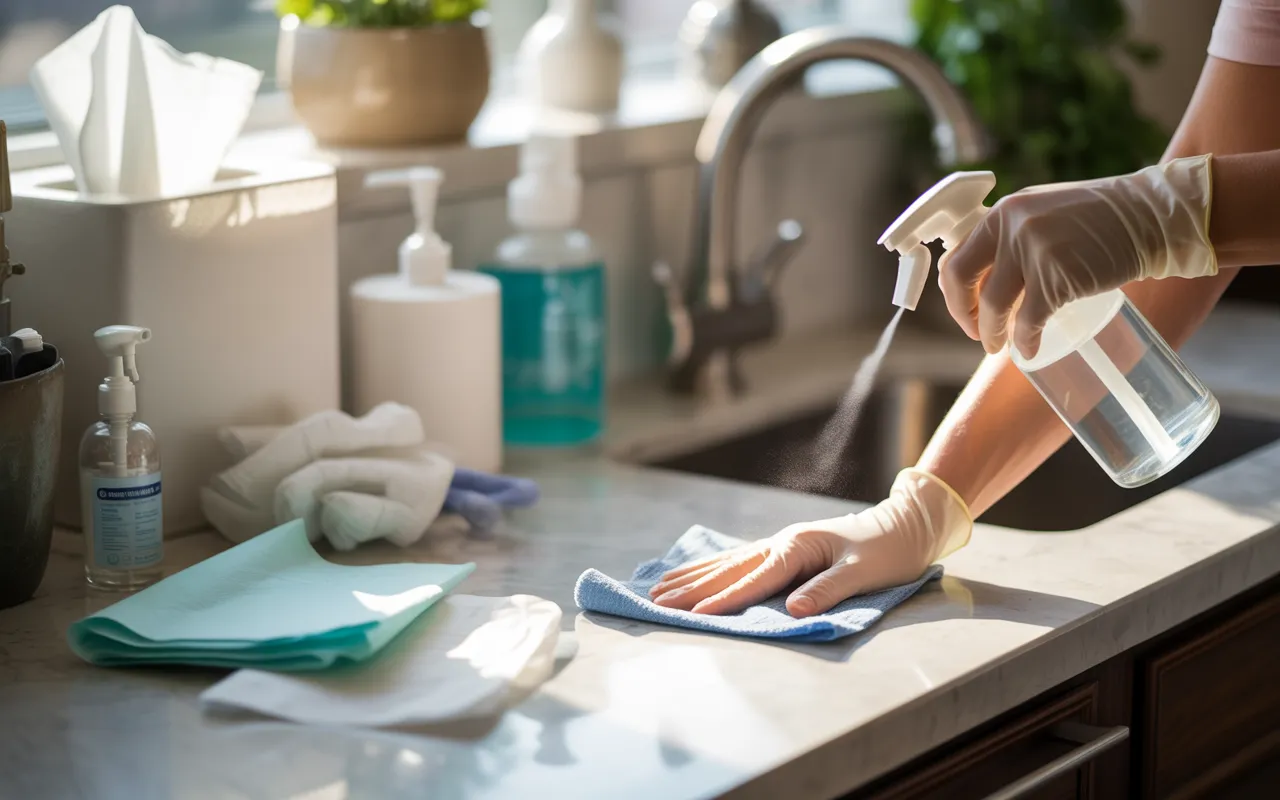 Désinfection après gastro, grippe ou Covid : protocole simple pour limiter la transmission (guide Clean On)