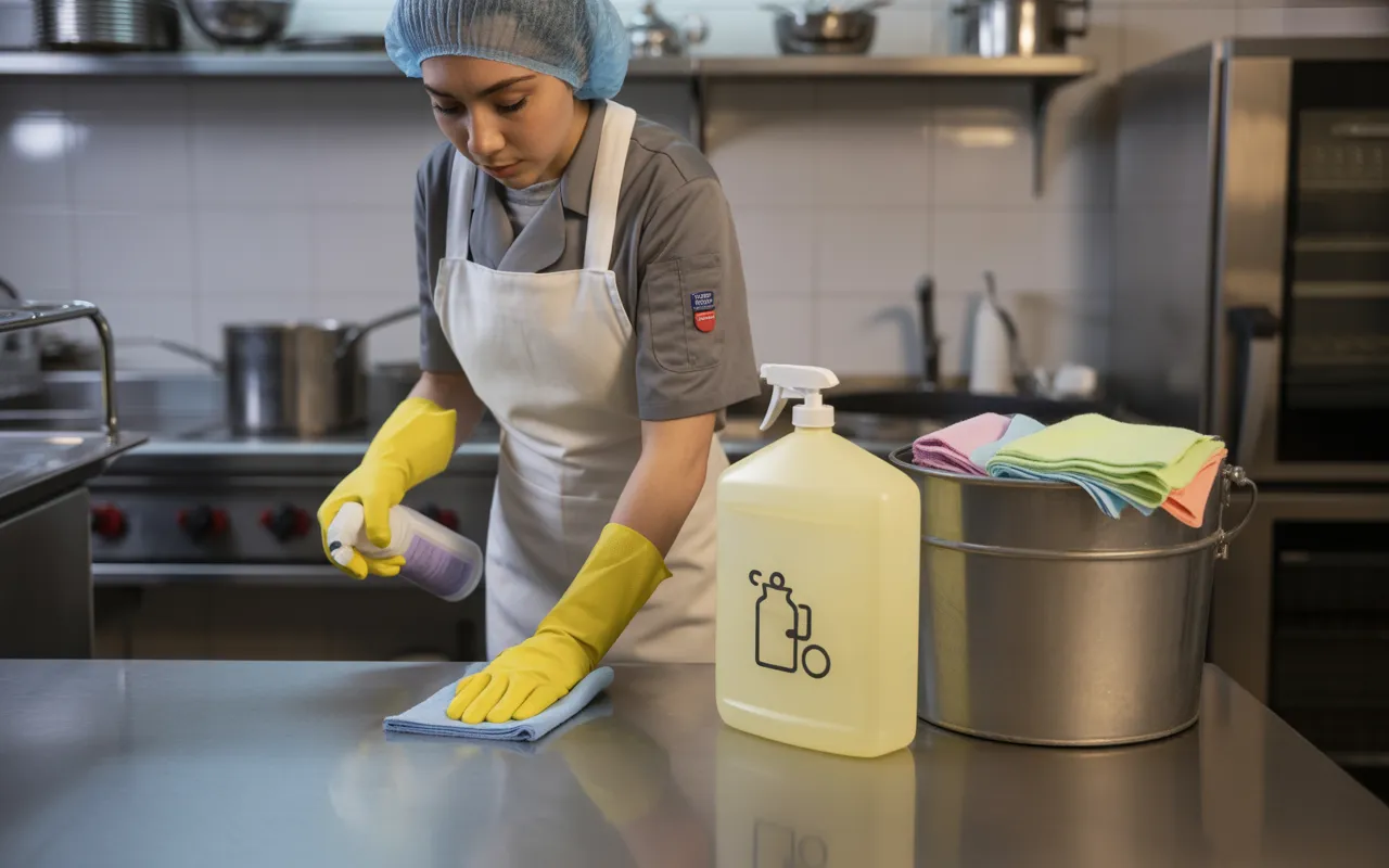 Comment établir un plan de nettoyage et de désinfection (PND) efficace en cuisine (méthode complète par Clean On)