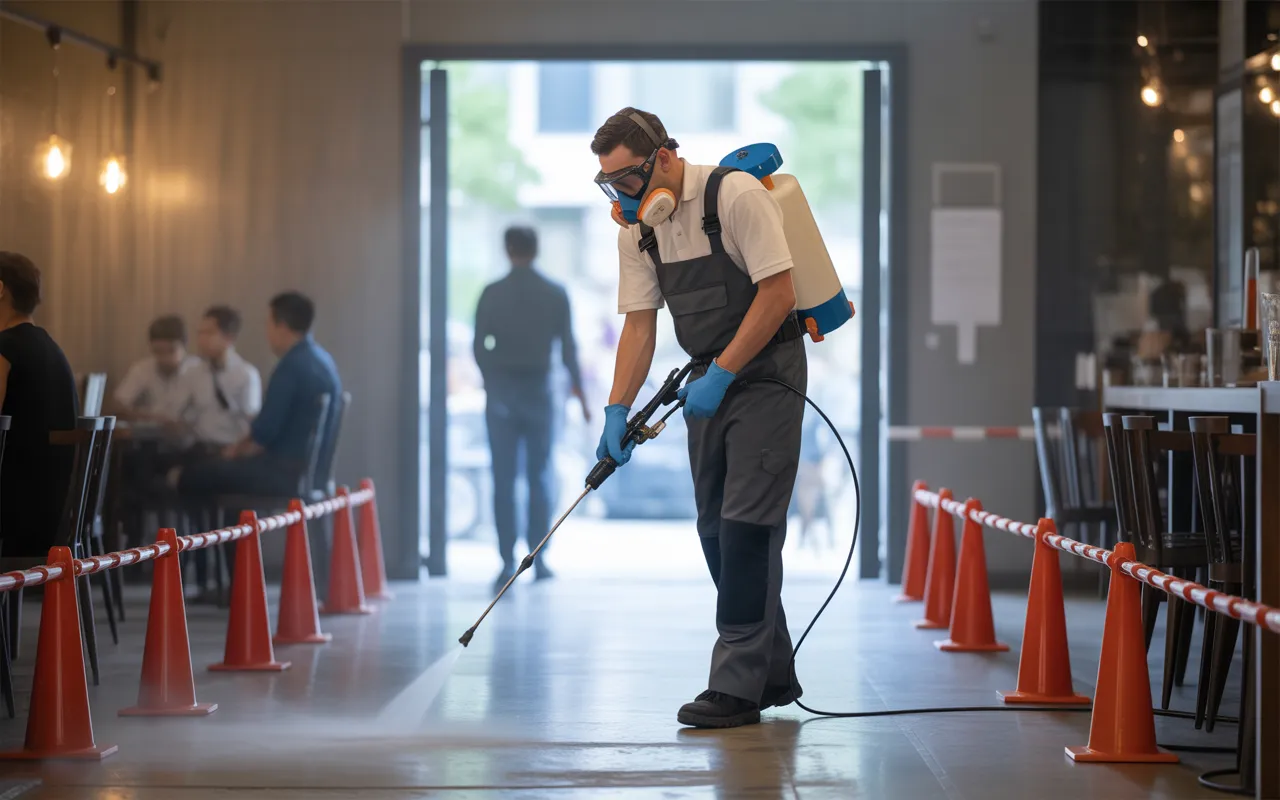 Désinsectisation et sécurité : précautions à prendre en présence de clients ou employés