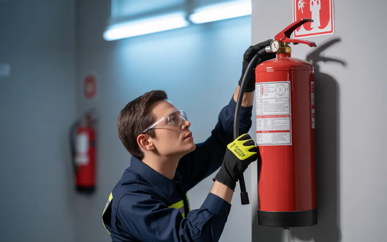 Maintenance des extincteurs : comment se déroule un contrôle conforme aux normes (avec Clean On en Île-de-France)