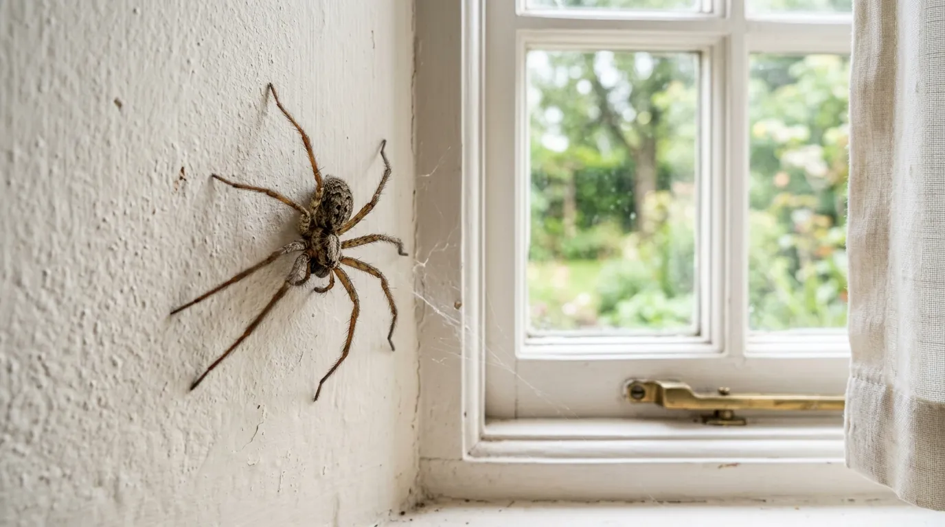 Araignée des maisons (Tegenaria) : taille, comportement et utilité
