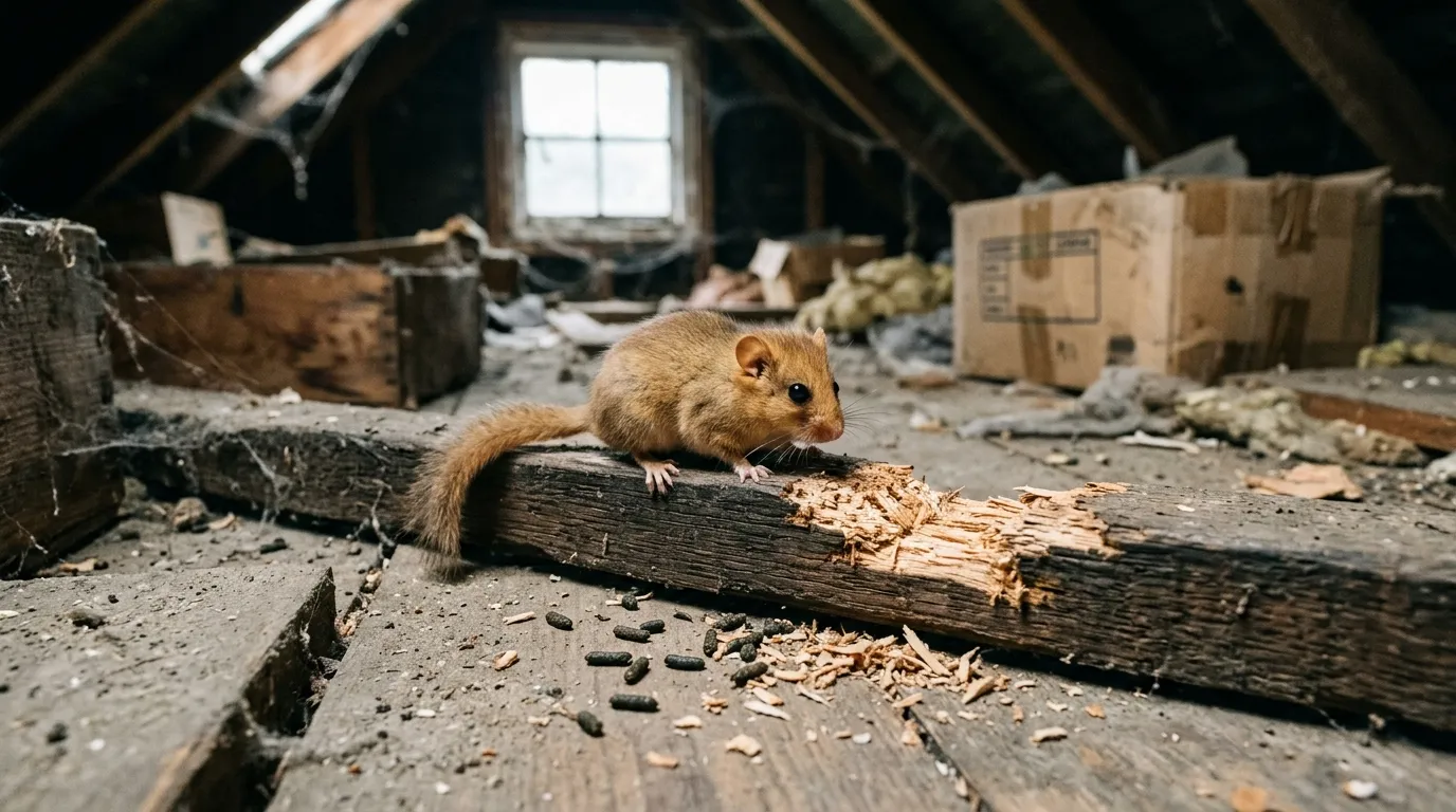 Lérot dans les combles : reconnaître ses bruits nocturnes, ses traces et ses dégâts
