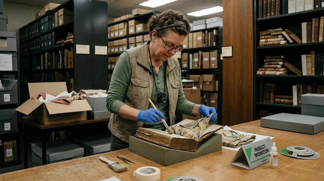 Musées, bibliothèques et archives : lutter contre les insectes qui dévorent papier, cuir et textiles