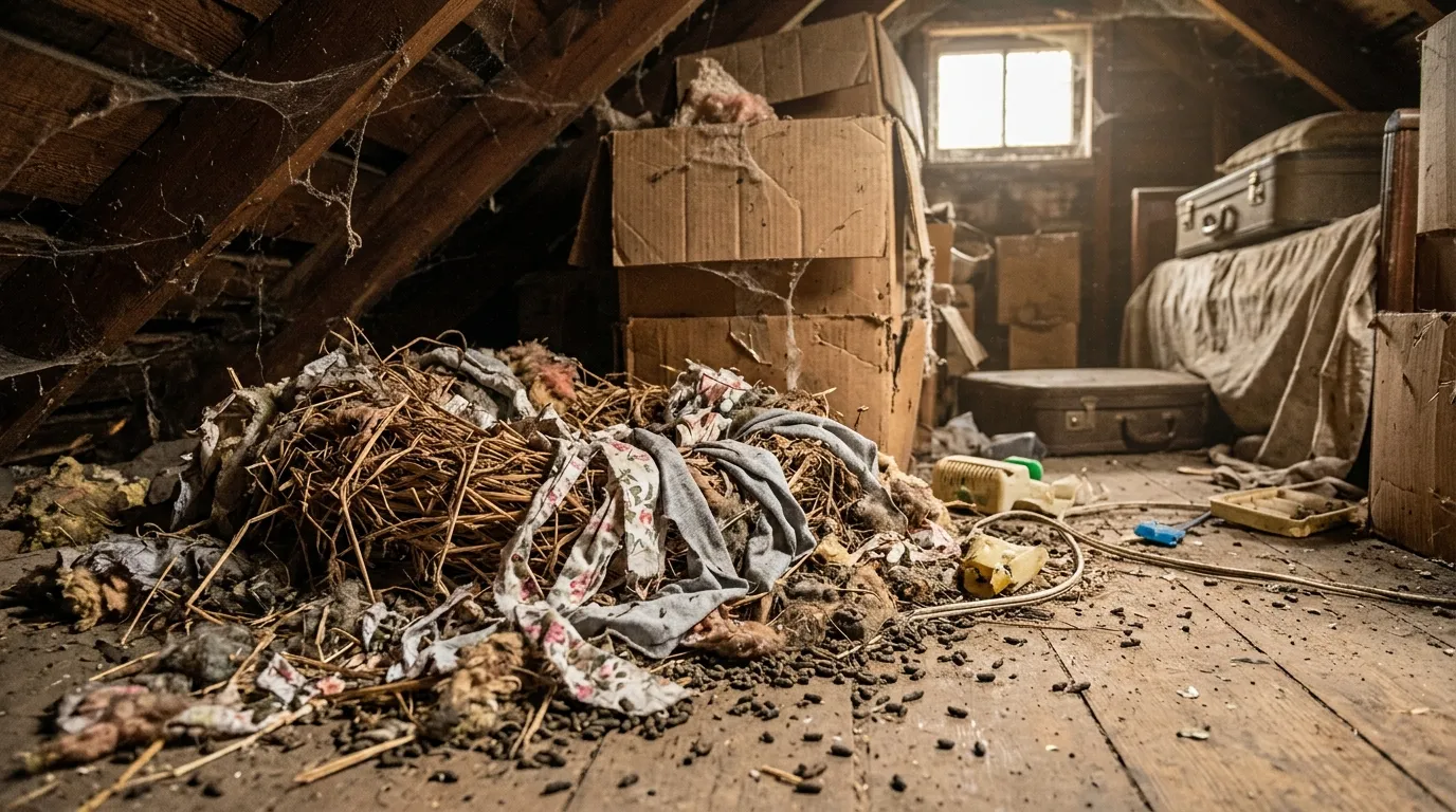 Nid de rat : les endroits où les rats s'installent et ce que le nid révèle de la colonie