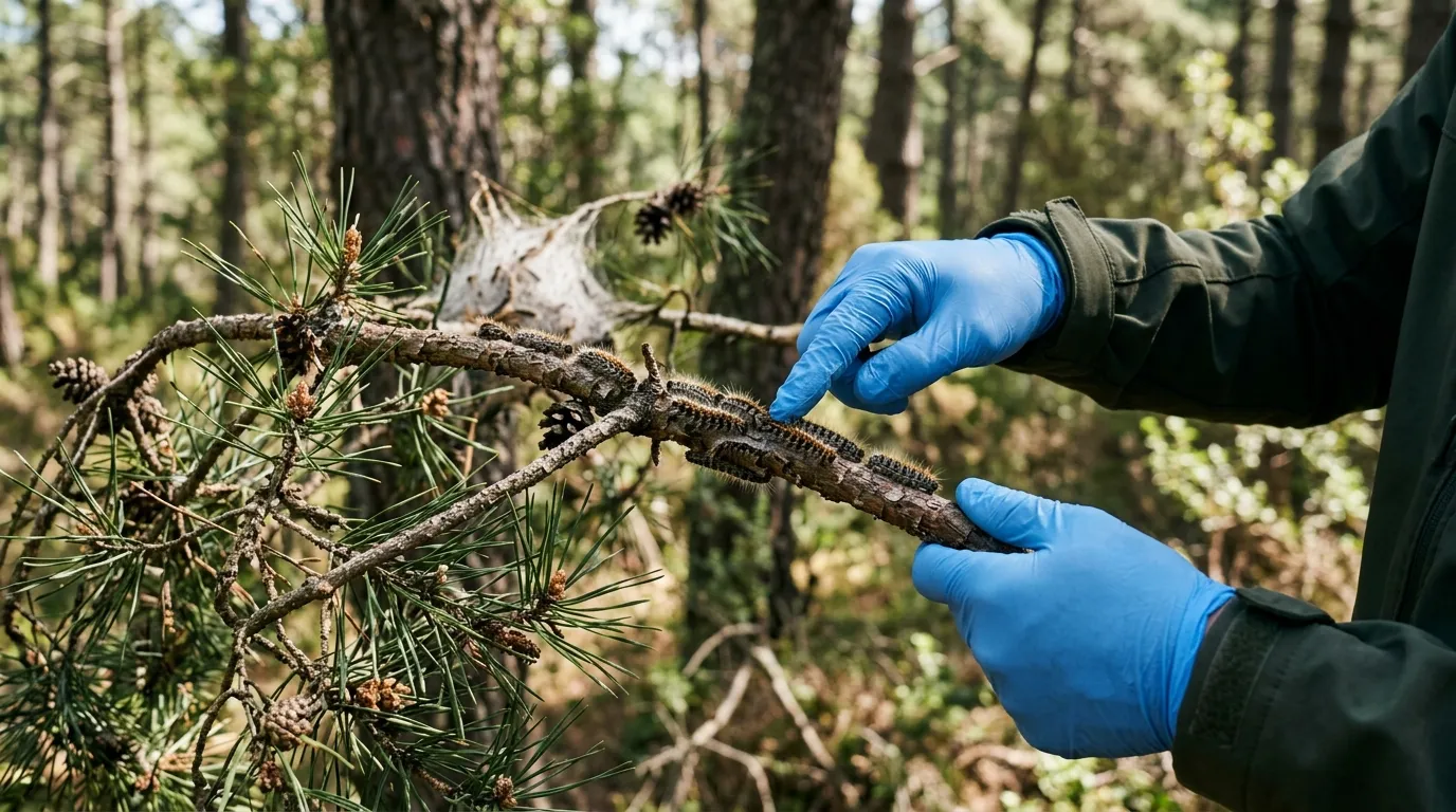 Peut-on écraser des chenilles processionnaires ? Risques et alternatives sécurisées