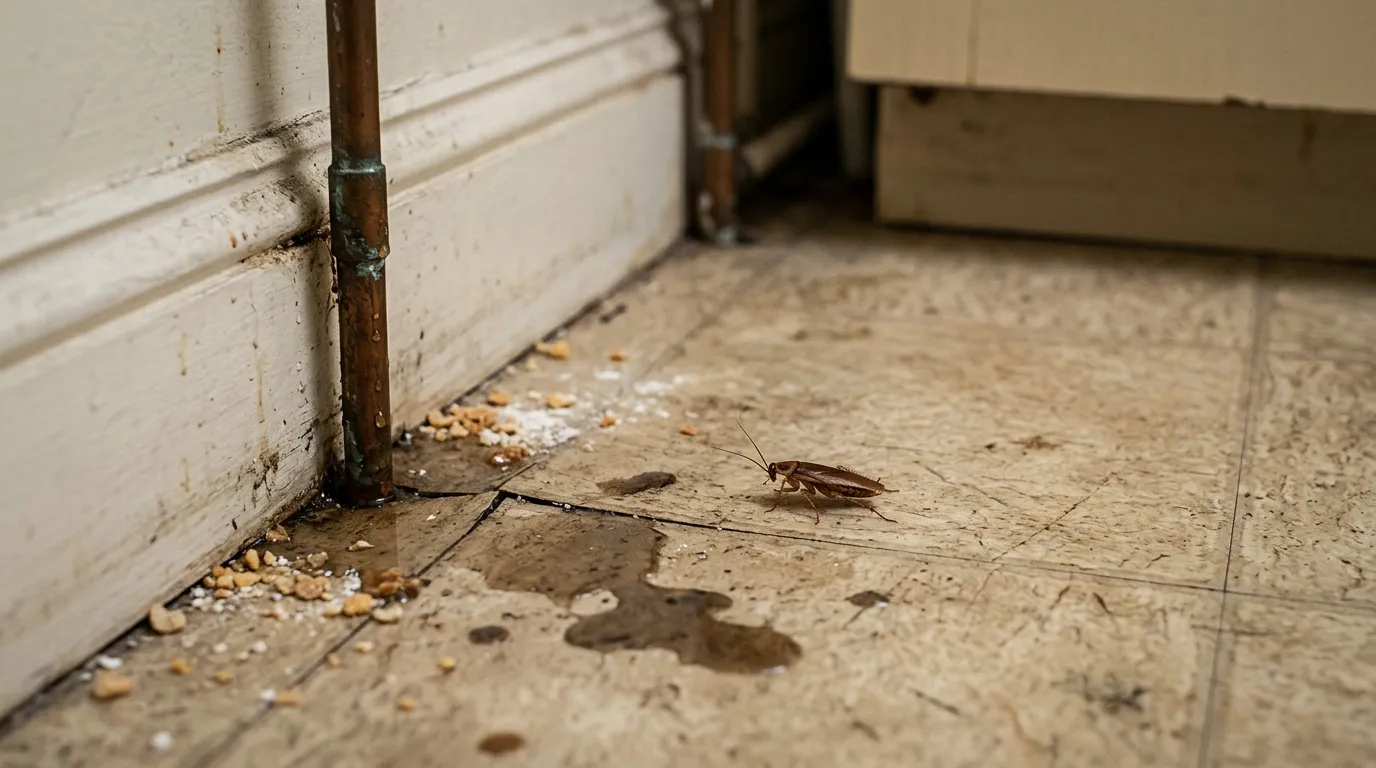 Pourquoi j'ai des cafards chez moi en appartement ? 10 causes fréquentes
