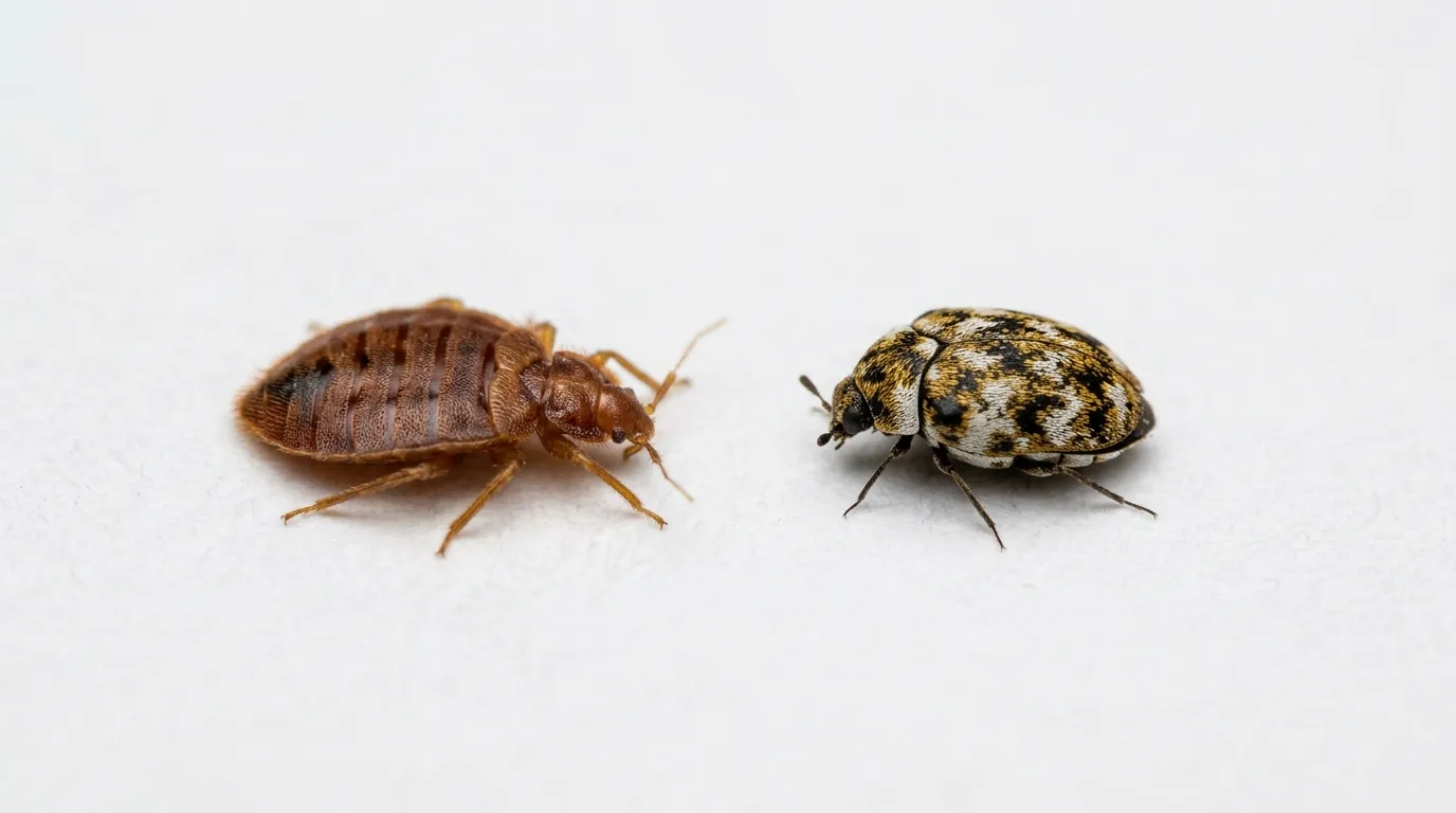 Punaise de lit : taille réelle, apparence et confusion avec d’autres insectes