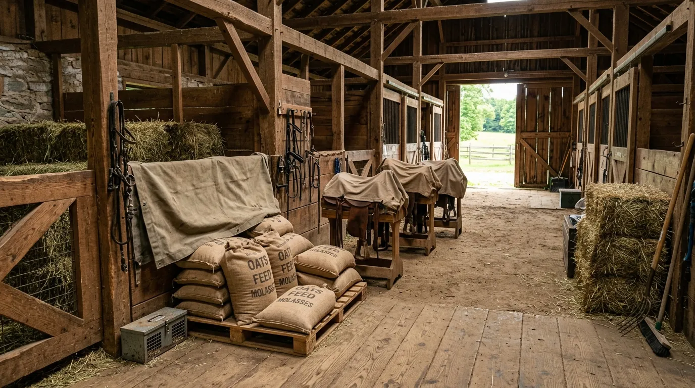 Rongeurs en écurie et centre équestre : protéger le grain, le foin et la sellerie