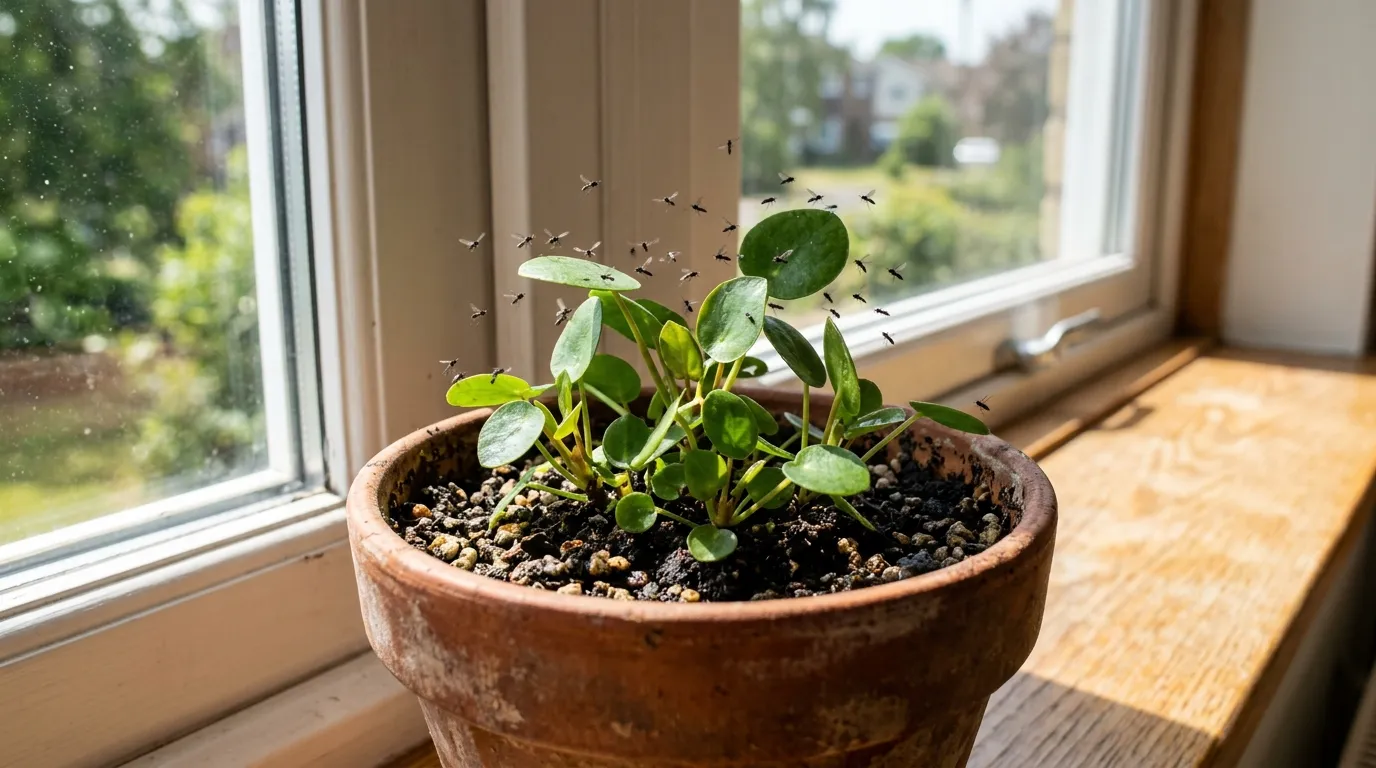 Sciarides des plantes d’intérieur : causes, identification et élimination durable