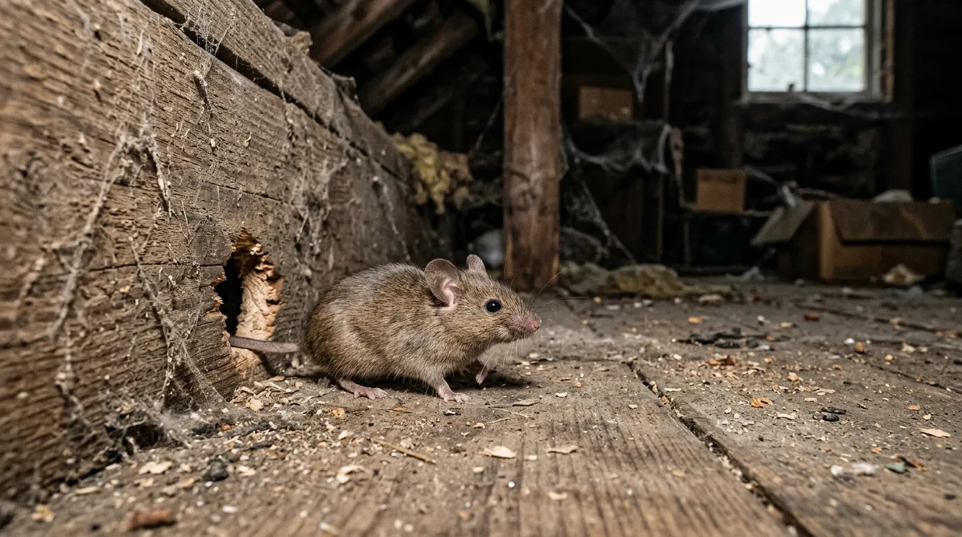 Souris dans le grenier : par où elles entrent et comment les traiter durablement