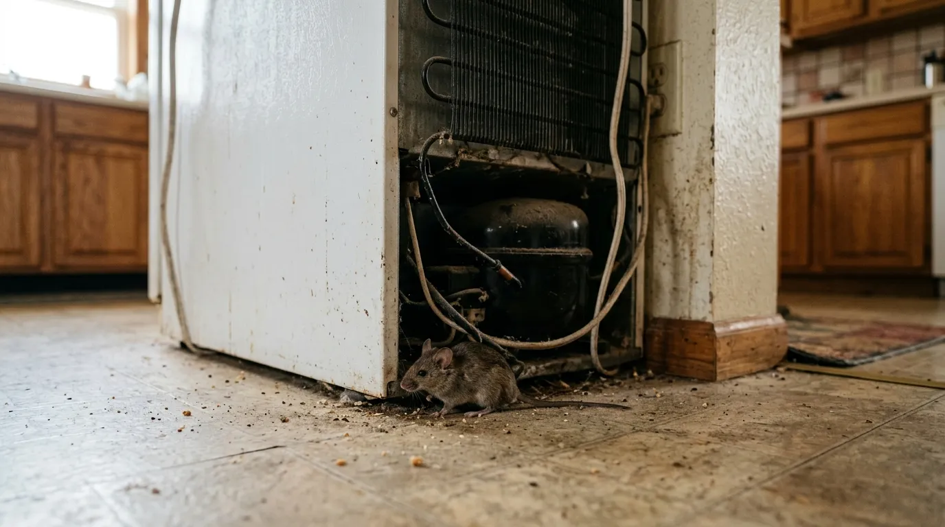 Souris derrière le frigo ou sous le four : comment déloger les rongeurs de l’électroménager