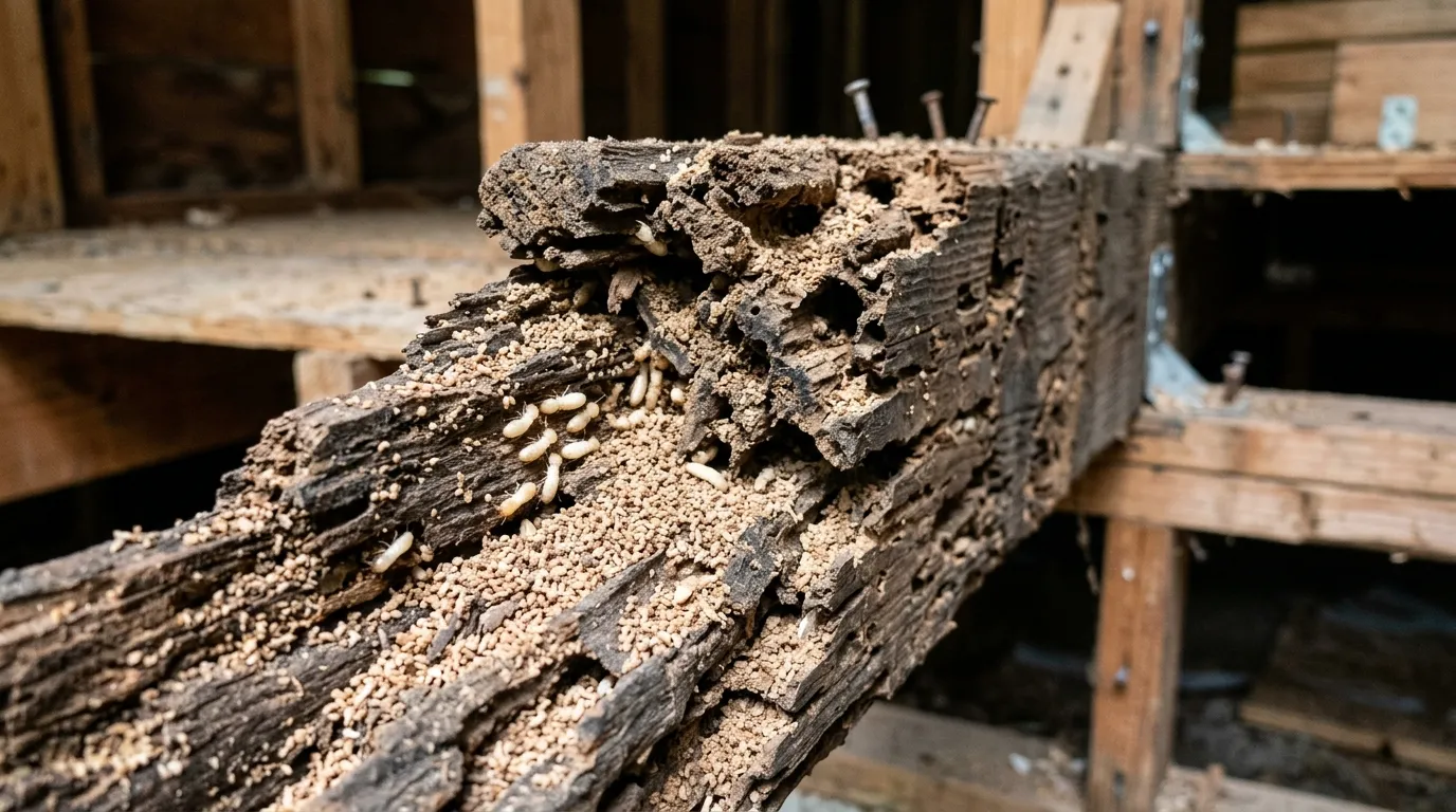 Termites : reconnaître une infestation et comprendre les risques pour le bâti