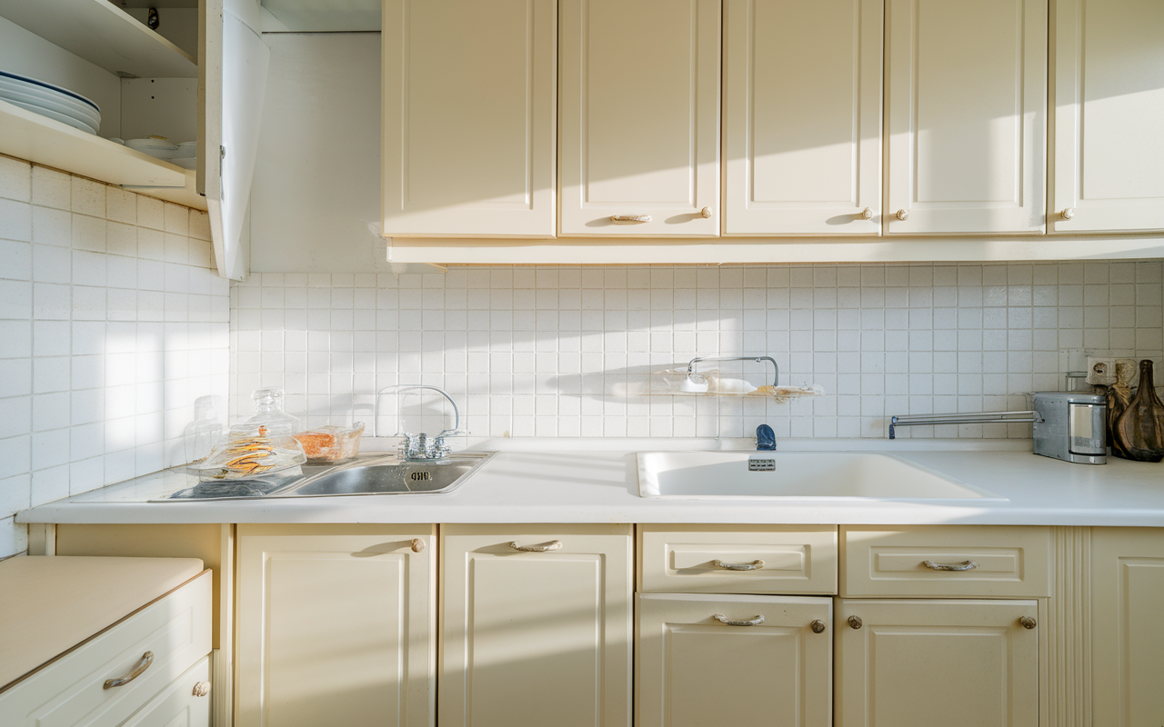 Cuisine impeccable et bien rangée, une prévention efficace contre les cafards dans la maison.